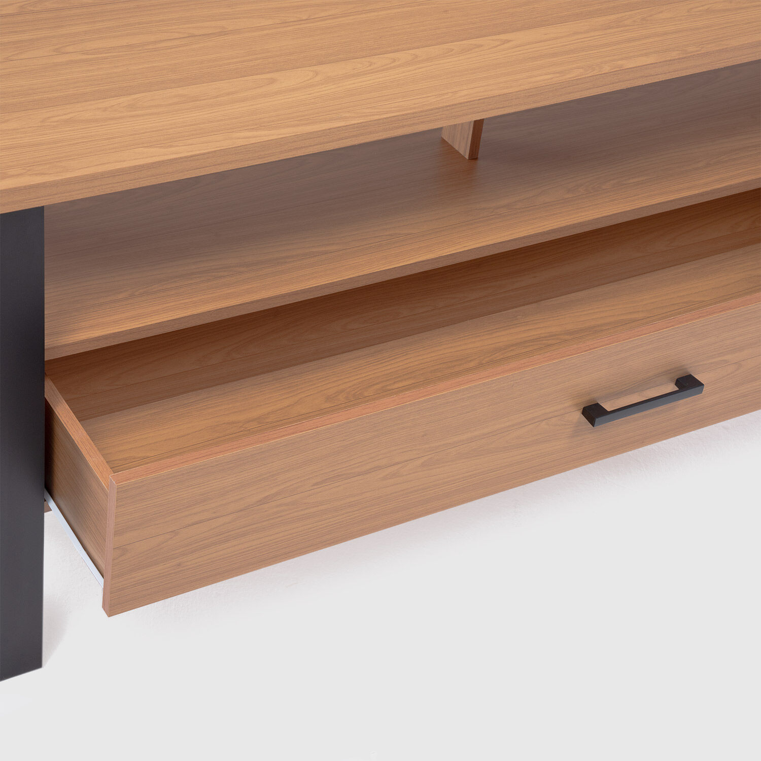 Rack Roca Guayac&aacute;n 1 Cajon 60" Roble-negro image number 6.0